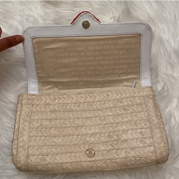 Kate Spade Hello Stranger Straw Sunglasses Clutch - Picture 7 of 8
